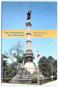 Montgomery Alabama Konföderierte Denkmal Postkarte CT11 - Bild 1 von 2