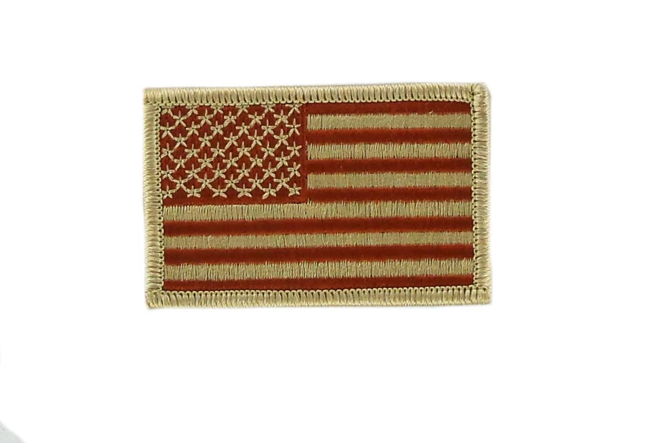 Patch patches flag embroidered iron on usa american united states camo tactical - Image 1 of 1