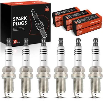 6x Bujías de iridio y platino para Audi A6 A7 A8 Quattro Q5 Q7 S4 S5 V6 3,0 L Foto 1 de 4