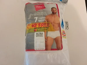 Hanes Men Brief 9-Pack Comfort Flex Waistband White SIZE XL - Picture 1 of 1