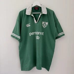 Canterbury Ireland IRFU Irish Rugby 2002/04 Home Jersey X Large Vintage RARE - Picture 1 of 13