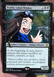 Braids, Cabal Minion MTG Hand Painted Alter - Studio Ghibli Inspired - Picture 1 of 1