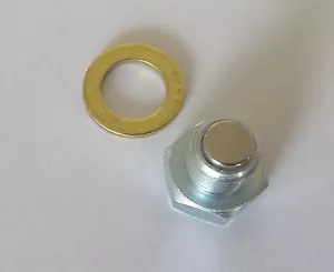 tapón de drenaje de cárter de aceite magnético y arandela M14 x tornillo de perno de 1,5 mm para Yamaha - Imagen 1 de 3