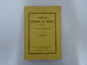 Rundgang um die Welt 1871 Hubner übersetzt Michele Lessona UTET 1874 - Bild 1 von 11