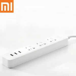 Original XiaoMi 3 USB Charging Ports Mini Power Strip 3 Sockets Standard Plug - Picture 1 of 12