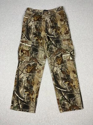 Realtree Pants Mens 34x33 Camo Cargo Utility Pockets Outdoors Hunting Grunge - Image 1 of 4