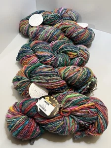 Noro IRON Yarn Lot Of 5 Hanks Color 81 Lot B 3.5oz ea. Wool / Silk blend - Picture 1 of 7