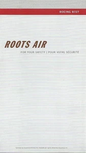Safety Card - Roots Air - B727 - c2001 - Skyservice possibly KF (Canada) (S4834) - Picture 1 of 1