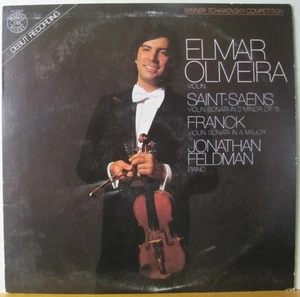 SAINT-SAENS & FRANCK Violin Sonatas ELMAR OLIVEIRA Feldman Piano CBS MX-35829 - Picture 1 of 2