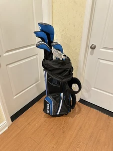 Callaway Strata Ultimate Mens RH Golf Club Set 11 Clubs Bag Driver Woods Hybrids - Picture 1 of 17