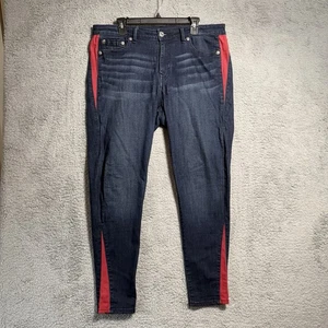 True Religion Womens Jeans Size 34 Jennie Curvy Mid Rise Skinny Stretch Denim - Picture 1 of 11