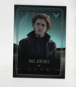 PAUL ATREIDES #DA-1 DUNE ACRYLICS ACETATE CLEAR #D /99 2024 DUNE TOPPS CHROME - Picture 1 of 2