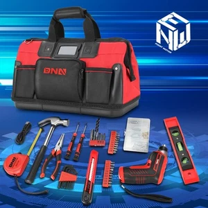 44 Stck. Haushalt Zum Selbermachen Handwerkzeug Hammer Allzweckmesser Sechskantschlüssel Akkuschrauber - Bild 1 von 9