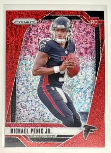 2024 PANINI PRIZM MICHAEL PENIX JR. RC #378 - RED SPARKLE PRIZM SSP NOVATO RARO - Imagen 1 de 1