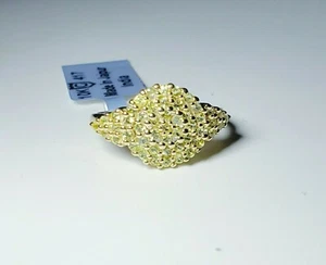 Spectacular 10K Yellow Gold Brazilian Chrysoberyl Ring Size 7/ Anillo de Oro - Picture 1 of 8