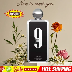 Afnan 9 pm Eau De Parfum EDP 100ml 9PM Duft Männer Unisex Geschenk Neu - Bild 1 von 10