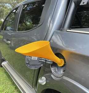 Diesel Yellow Scrunnel Funnel Car Fits Screw Fuel Cap Only Fuel 4X4 Jerry Can Mr - Picture 1 of 12