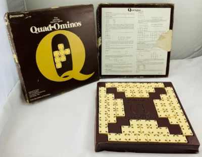1978 Quad-Ominos Game by Pressman Complete in Great Condition FREE SHIPPING - Image 1 of 4
