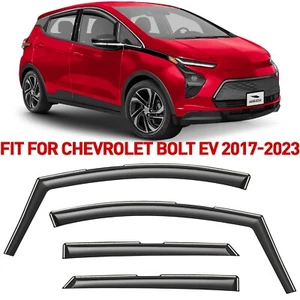 Side Window Deflectors Rain Guards for 2017-2023 Chevrolet (Chevy) Bolt EV - Picture 1 of 8