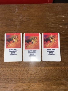 Fireball Island 1986 Family Board Game Part Only Move Back 2 Spaces x3 - Picture 1 of 2