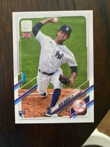 2021 TOPPS UK EDITION ROOKIE CARD NEW YORK YANKEES DEIVI GARCIA #94 - Picture 1 of 1