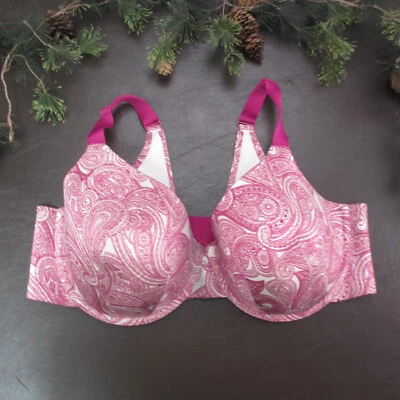 Sujetador Catherines 44DDD Rosa Acolchado Con Aros Cierre Ajustable Espalda Foto 1 de 4