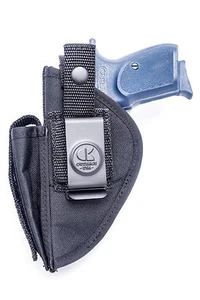 Kahr Arms CM9, CM40 | OWB Outside Pants Belt Holster w/ Mag Pouch. MADE IN USA - Picture 1 of 7