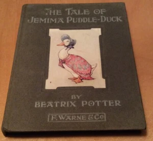 Early Edition “The Tale Of Jemima Puddle-Duck” Beatrix Potter Nice - Picture 1 of 12