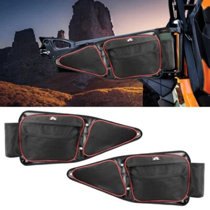 UTV Front Door Side Storage Bag Set for 2014-2019 Polaris RZR Turbo XP 1000 900S - Picture 1 of 11