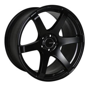 Enkei 485-880-6535BK for T6S 18x8 35mm Offset 5x114.3 Bolt 72.6 Bore Matte Black - Picture 1 of 1
