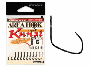 Decoy Area Hook Type V Kunai AH-5 #4 - #8 10pc Accessoires Leurres souples - Photo 1/1