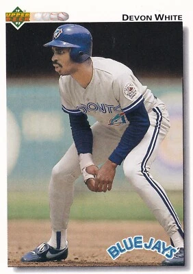 1992 Upper Deck #352 Devon White Toronto Blue Jays + (Yes 3 Free Mystery Cards) - Image 1 of 2