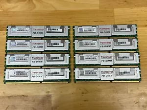 Transcend 8x1GB DDR2-667 PC2-5300 FB-DIMM ECC Registered Buffered Server RAM - Picture 1 of 4