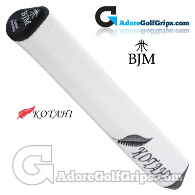 BJM Kotahi Standard 14 Zoll Riesen Silikon Putter Griff - Weiß + GRATIS BAND