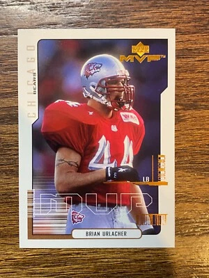 2000 Upper Deck MVP - #192 Brian Urlacher HOF - Rookie RC - Chicago Bears - Image 1 of 2