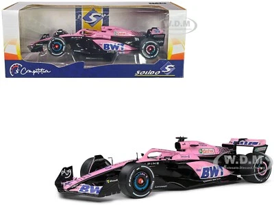 ALPINE A523 ROSA "BWT" FORMULA ONE F1 PRESENTACIÓN VER. 1/18 POR SOLIDO S1808806 Foto 1 de 4