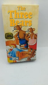 The Three 3 Bears Vintage Classic Children’s Show VHS Video Kid Klassics - Picture 1 of 6