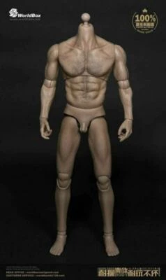 WorldBox 1:6 AT012 Wolverine Logan Wide Shoulder Muscle Male Figure Body 31CM - Image 1 of 4