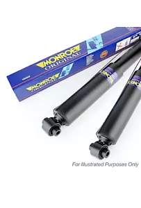 FOR AUDI A3 (8P1) S3 quattro 2006-2012 REAR SHOCK ABSORBERS MONROE SHOCKS PAIR - Picture 1 of 1