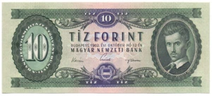 Hungary 10 forint 1962 UNC - Picture 1 of 2