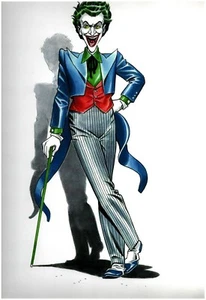 THE JOKER COLOR PRINT~JOE GIELLA~NEW - Picture 1 of 1