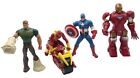 Marvel Avengers 4x Figure Bundle Iron Man Sandman Captain America Spiderman Moto