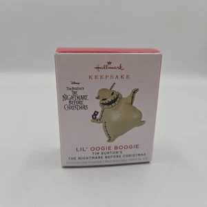 2021 Hallmark Miniature Ornament Lil' Oogie Boogie - Foto 1 di 4