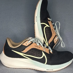 Nike Air Zoom Pegasus 40 men’s size 11 Low Black Citron Jade - FQ6852-081 - Picture 1 of 11