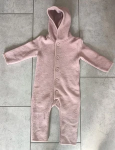 Kuniboo Warmer Wollwalk Overall Gr. 74/80 Rosa Wolle Mädchen Winter Top Zustand  - Bild 1 von 12