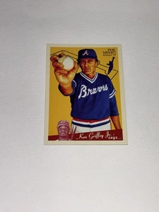 Atlanta Braves Phil Niekro 2008 UD Goudey Baseball Card W/Ken Griffey Jr. - Picture 1 of 2