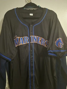 Camiseta negra Seattle Mariners Boise State Day Broncos MLB SGA 8/2/2025 - talla XL - Imagen 1 de 3