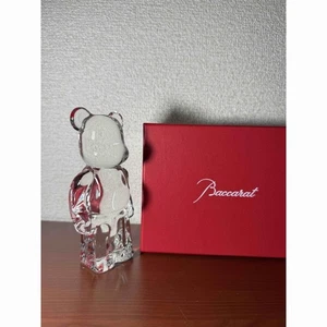 Baccarat BE@RBRICK Bearbrick Reflexión Cristal Transparente Figura MEDICOM JUGUETE CON Caja - Imagen 1 de 7