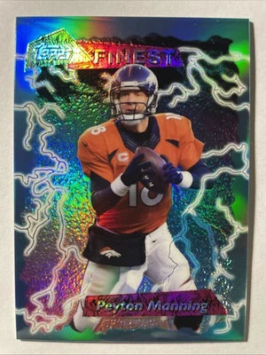 2015 Topps Finest PEYTON MANNING 1995 Blue Refractor #95FRROM HOFer - Image 1 of 2