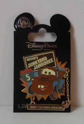Disney Pin DCA Mater's Junkyard Jamboree Cars 5th Anniversary Cast Member Pin - Image 1 of 2